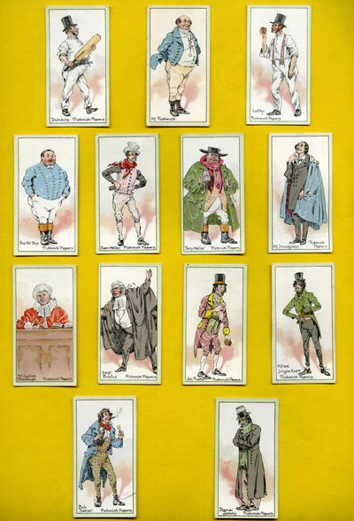 Characters from Pickwick Papers, by Charles Dickens, 1923 by Joseph Clayton Clarke